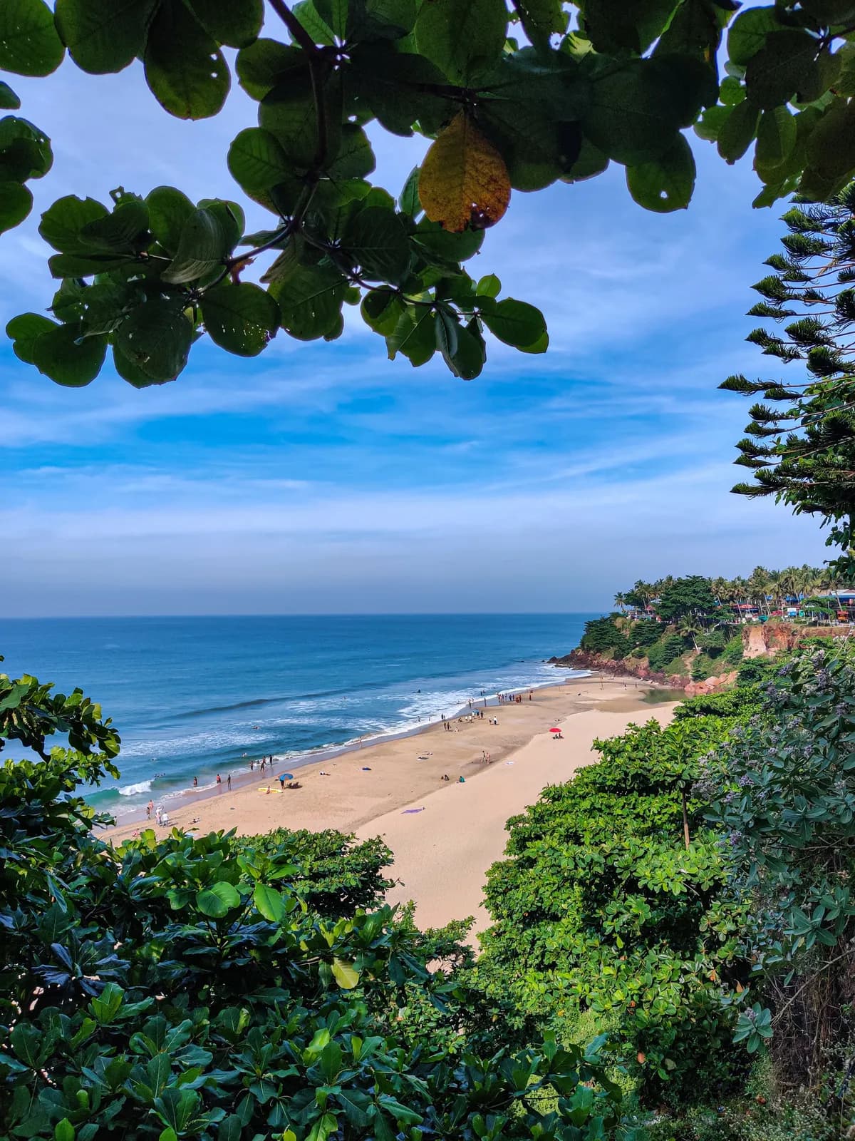 Varkala Cliff Beach