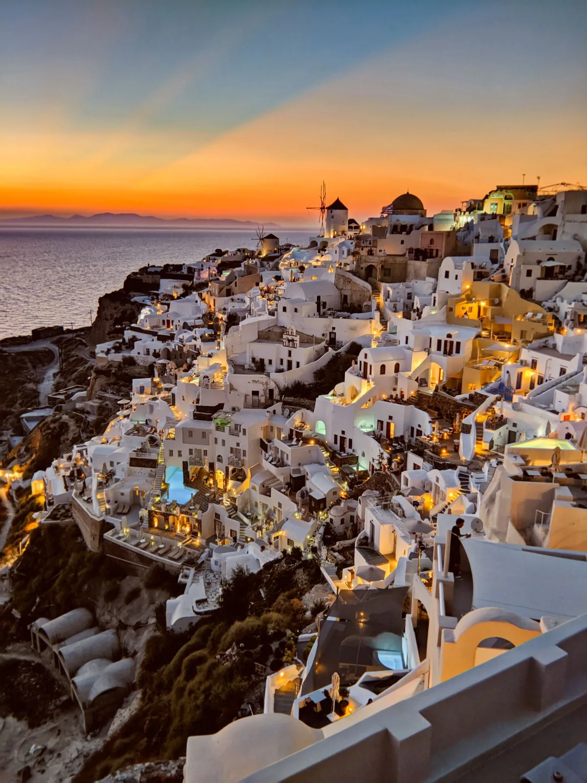 Oia Sunset over the Caldera
