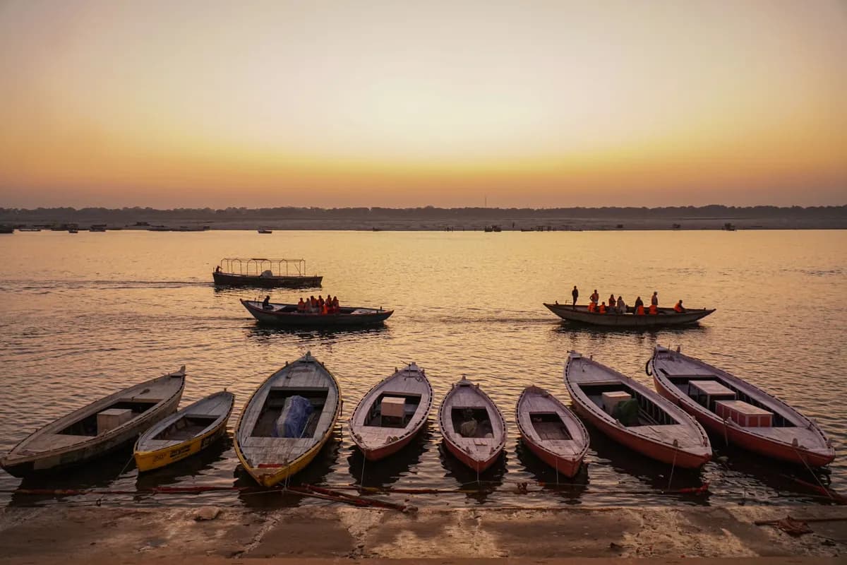 Sunrise Boat Ride on the Ganges